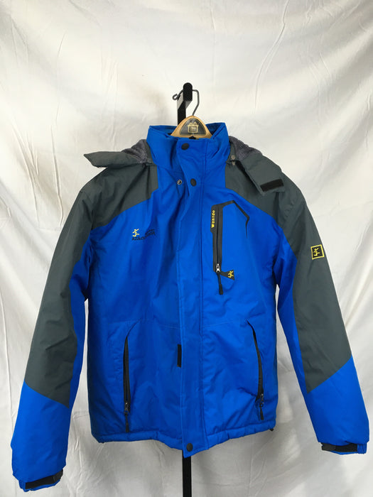 Wantdo mens winter coat blue size_m