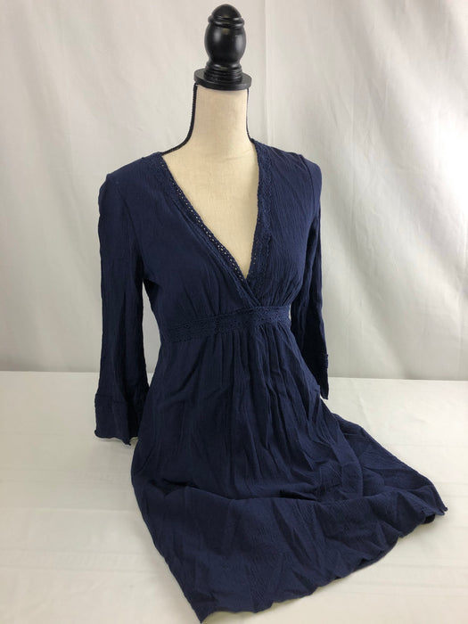 Blue Cotton Dress Size L