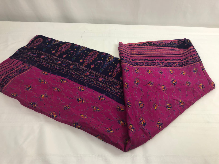 Pink Indian Sari Printed