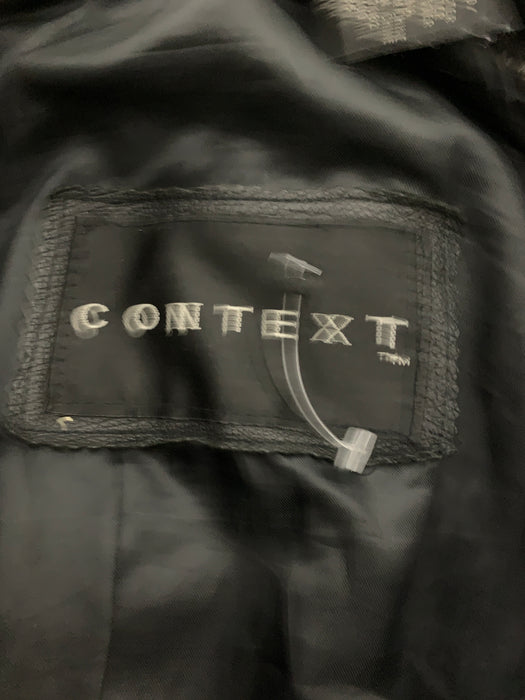 Context Mens leather jacket size medium