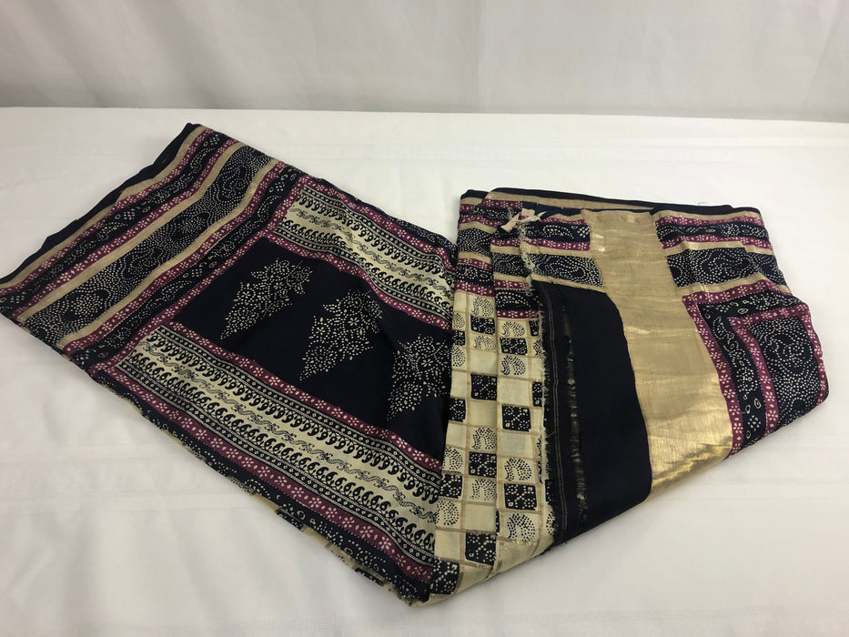 Printed Indian Sari