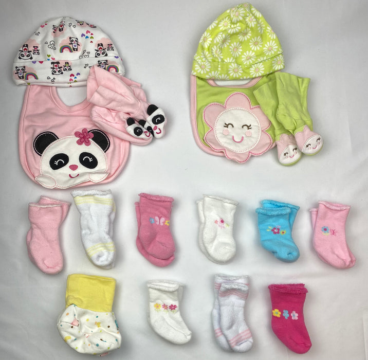 Baby girl Accessory Bundle Size NB - 3monts