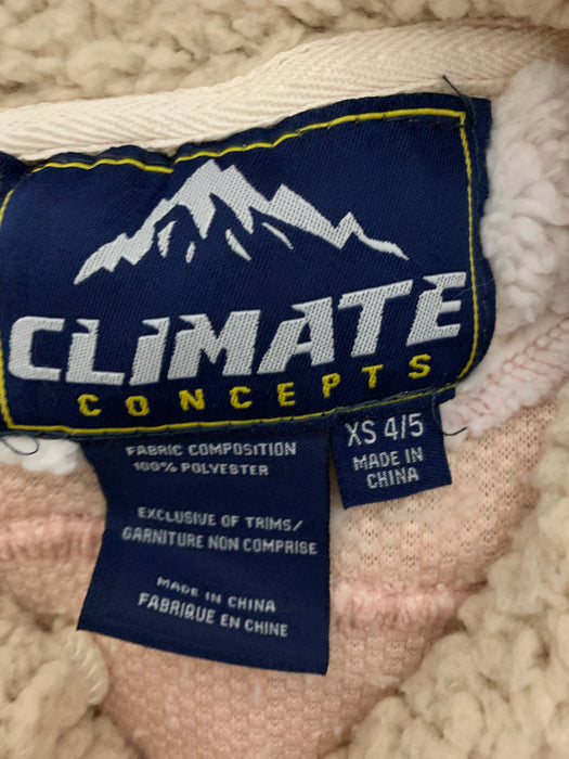 Climate girls jacket size xs 4/5