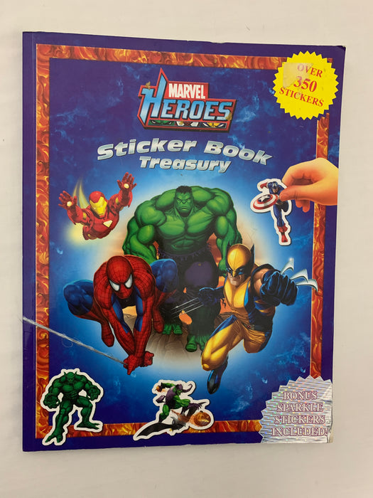 Marvel heroes sticker book