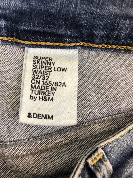 H&M super skinny low waist jeans Size 32x32