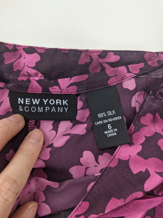 New York & Company Women's Silk Skirt